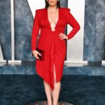 Melanie Lynskey Instagram - An absolute honour to get to attend the most surreal/epic/fun party of the year, #vanityfairoscarparty. My eternal thanks to @stephensollitto and @tedgibson for being so kind, fun, talented and willing to do something different. Thank you @nailsbyshige for the beautiful manicure! THANK YOU @periellenb for your amazing taste and to the amazing @martinkatzjewels for this insane necklace, ring, earrings and bracelet. Beautiful @tylerellisofficial bag, thanks as always @aimeecarpenter17 !! @alexandrevauthier dress @jimmychoo shoes which were so comfy especially after Steve walked around in them. Thanks to my poppet @magslawslawson for being such a fun date. Thanks to @sophie.a.miller for an incredibly long day babysitting. And finally thanks to my stylist and friend @misha_rudolph_stylist for being bold and beautiful and for running all over town with a sniffly seven year old ❤️❤️❤️ Loved seeing @janicza and Greta and @mattdrav my friend of 30 years !! Loved getting to hug my Quackleens and seeing the glowy sweet faces of @katebosworth and @justinlong. Thank you to my new friend @renatereinsve for being the best ever person to wait in a long line with 💕💕💕