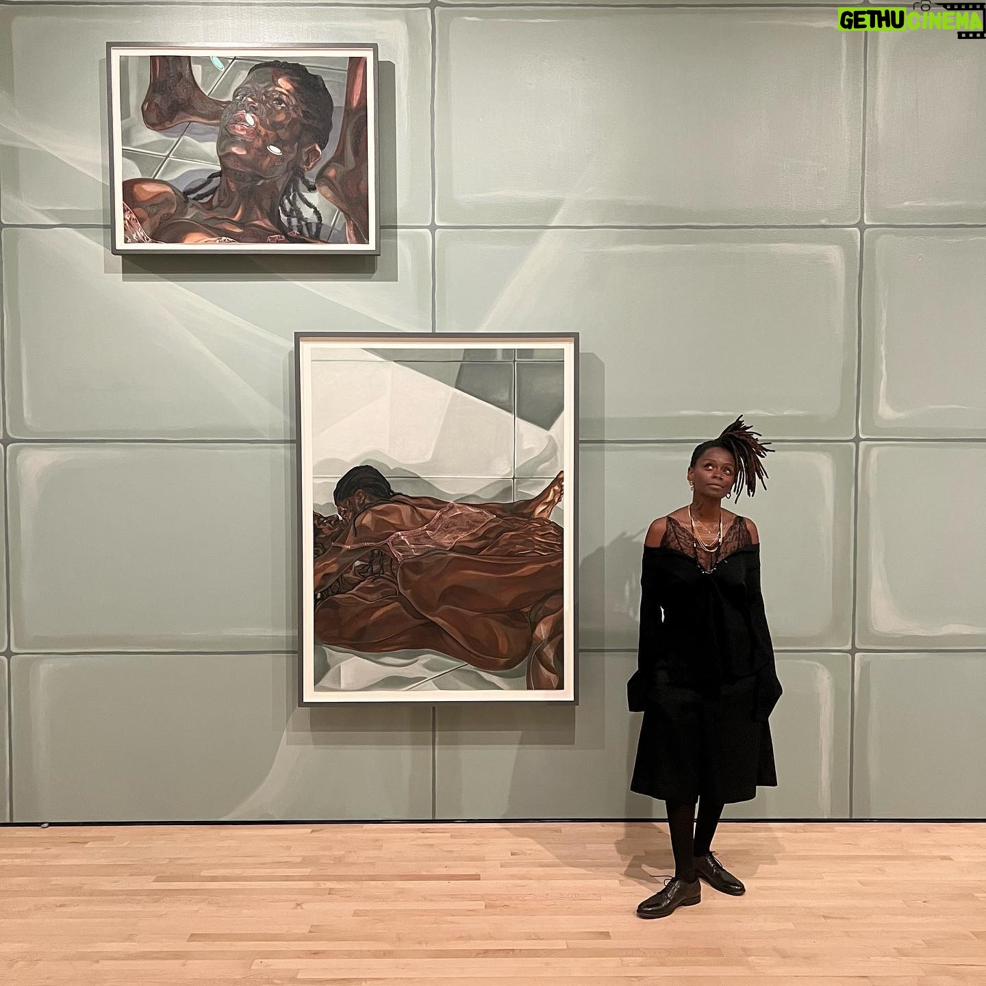 Melina Matsoukas Instagram - Forever inspired by the powerful storyteller that is @toyinojihodutola and her beautiful brushstrokes.