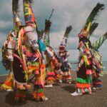 Melina Matsoukas Instagram - Still in awe of the Gombeys. Their footwork their beat their dress. In this moment I was home in a place I had never been. To bear witness to the Gombeys of @bermuda , the Black Indians of Nola, and the Jonkunnu of Jamaica, our bloodline our traditions our creativity are proven unbroken and very much alive. We are all African.