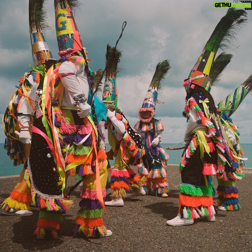 Melina Matsoukas Instagram - Still in awe of the Gombeys. Their footwork their beat their dress. In this moment I was home in a place I had never been. To bear witness to the Gombeys of @bermuda , the Black Indians of Nola, and the Jonkunnu of Jamaica, our bloodline our traditions our creativity are proven unbroken and very much alive. We are all African.