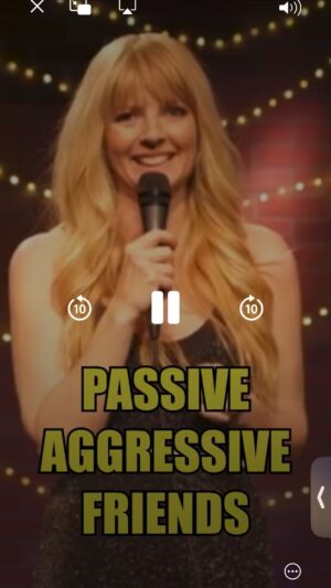 Melinda Hill Instagram - Everyone has that one friend
#passiveaggressivefriend #passiveaggressive
#codependent #standup #comedy #comedian