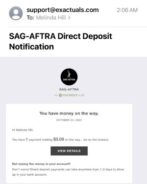 Melinda Hill Instagram - Should I buy a house or a boat or a houseboat w/ this residual? 🤔 🏡 🛶 #decisions #sagaftrastrike #sagaftrastrong