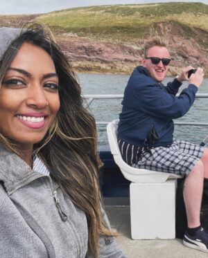 Melinda Shankar Instagram - From London to Wales to.. whales.. so grateful to make memories with a special soul like you @mikegbroad ❤️ Happy birthday to my honorary cousin, brilliant data scientist and most fun nightlife guide! 
Can’t wait until our next cheers at spoons 😂