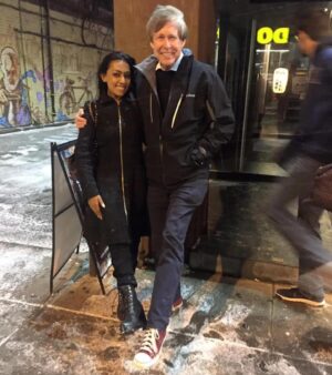 Melinda Shankar Instagram - One of my absolute fav dudes in the world and I will be having a “shoe off” (as always) at the most iconic red carpet in Canadian history! Beyond excited to be part of this lifetime achievement award! Some of the most epic memories of my life have been with this guy and I can’t wait to share what we are going to experience next! 
❤️ @stephenstohn 
👟 👠 🍞