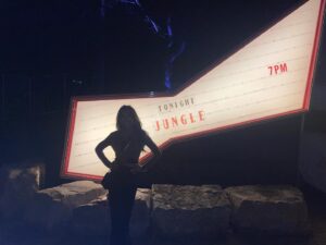 Melinda Shankar Instagram - @jungle4eva ✨ Was sweet to see our song played live! @johnny_larue wish I could keep up with those moves.. 😅💋