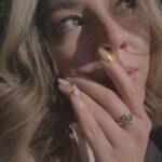 Melise Instagram - “We are here. This is what it means to swim in the tide, to walk the earth and feel it touch your feet. This is what it means to be alive.” - Madeline Miller, #Circe . . thanks to @common_era for this absolutely stunning Circe ring. think of this shop when you’re planning holiday gifts for the goddesses in your own life 💫 . . #jewelry #rings #womenownedbusiness #shopsmall #mythology #giftideas