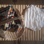 Melise Instagram - some thrifted treasures ^ - ^ • i finally found myself a gathering basket! • @betterhomesandgardens gardening book circa ‘79 • the cutest veg flora mug. zoom to peep the gathering basket in the mug design- gotta love an unintentional theme • a vintage white linen dress of my dreams