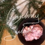 Melise Instagram - This one wasn’t written on a recipe card but rather on my heart. This “Cranberry Salad” has been a holiday staple for my entire life. Lmk if you try your hand at it! . . #cranberry #ambrosia #vintagerecipes #easyrecipes #dessert #holidayseason #meliseenplace
