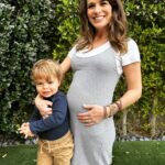 Melissa Claire Egan Instagram - Looks like we’re just destined to have August babies! So grateful and excited to be adding another cub to our family of Leo baby boys😄🦁 Caden’s gonna be a big brother!💙