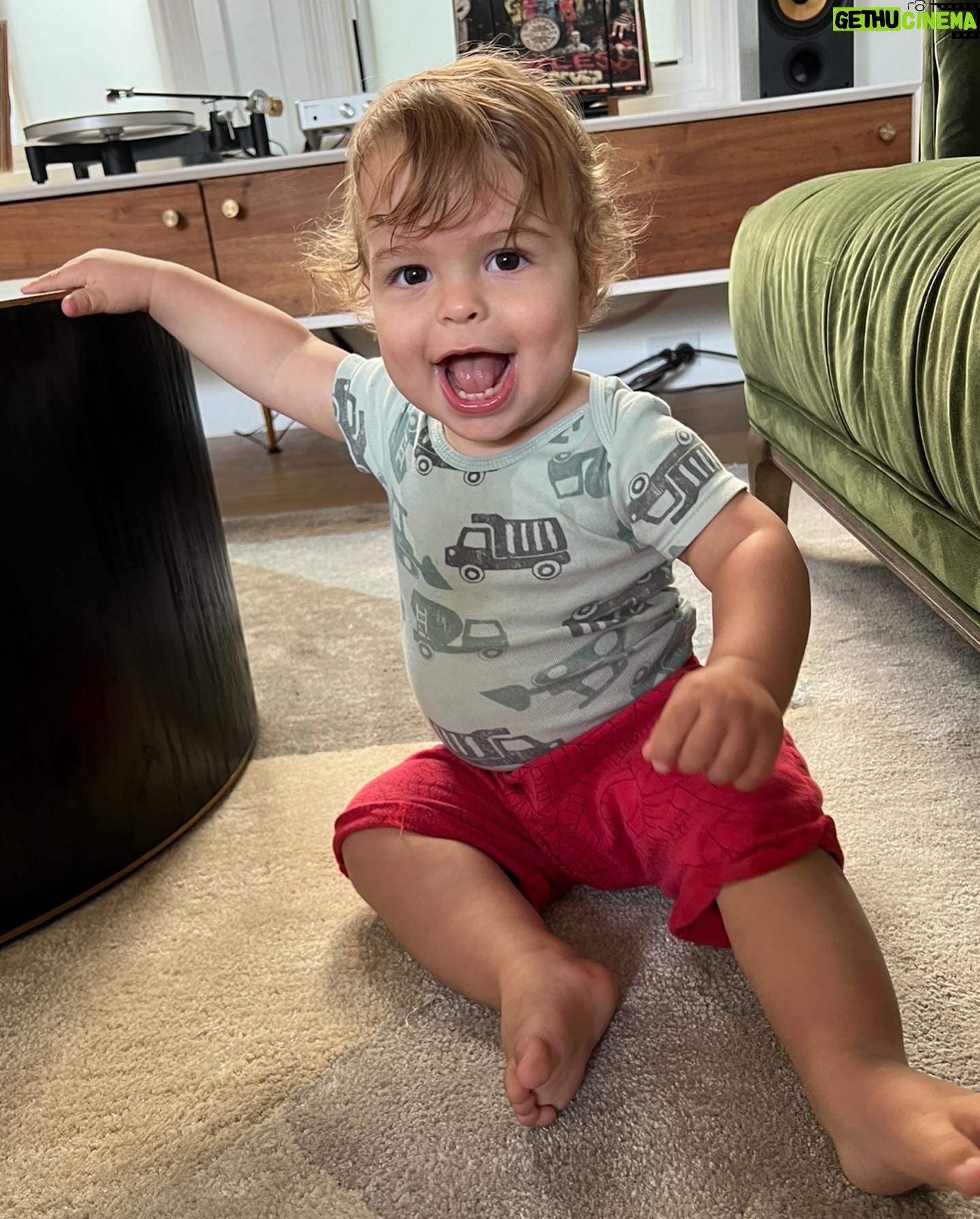 Melissa Claire Egan Instagram - Happy 1st Birthday Caden Robert Katrosar!🥳❤️🎂 You are such a gift from God and a miracle and we love you so much!!! You are the happiest little boy, you love peaches and blueberries, and already have the best sense of humor. Dad really wants you to be a lefty but no pressure. (*Instagram is being weird today, there are some repeats😆)