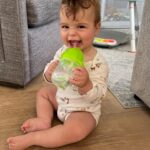 Melissa Claire Egan Instagram – Happy 1st Birthday Caden Robert Katrosar!🥳❤️🎂 You are such a gift from God and a miracle and we love you so much!!! You are the happiest little boy, you love peaches and blueberries, and already have the best sense of humor. Dad really wants you to be a lefty but no pressure.
(*Instagram is being weird today, there are some repeats😆)