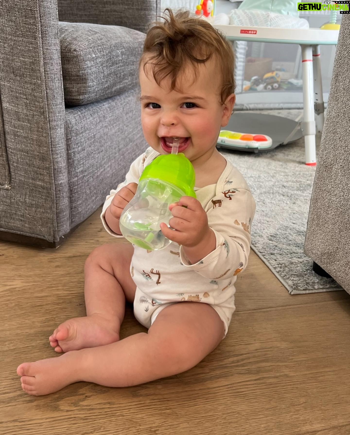 Melissa Claire Egan Instagram - Happy 1st Birthday Caden Robert Katrosar!🥳❤️🎂 You are such a gift from God and a miracle and we love you so much!!! You are the happiest little boy, you love peaches and blueberries, and already have the best sense of humor. Dad really wants you to be a lefty but no pressure. (*Instagram is being weird today, there are some repeats😆)