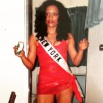 Melissa De Sousa Instagram - #TBT Lady in red reppin NY. I was about to take a picture with my little box camera but someone caught me first! #MissCongeniality💃🏻