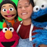 Melissa King Instagram - Want to see the best day of my life?! Want to know how to make me scream? Want to know how to make me cry? 😭 I’m beyond excited to finally share with you that I’ll be visiting @sesamestreet as they introduce their first ever Asian American muppet named Ji Young — she’s 7 years old, Korean, and loves tteokbokki! I’ll be in the kitchen cooking with the best sous chef in town: Cookie Monster! 😭😭😭 Sweet Little Gonger was hanging around too (not enough cry faces for all of this!) #monsterfoodie This was such a bucket list moment for me. Growing up as a Chinese American, Sesame Street helped me learn English when my parents spoke only Cantonese at home. My all time favorite, Cookie Monster, inspired me to explore new foods while also remembering to eat all the cookies in my mom’s cookie jar. I was probably Ji Young’s age when I was glued to the tv juggling Sesame Street and episodes of Julia Child and Yan Can Cook on PBS. I couldn’t be more proud and honored to be a part of this special AAPI episode to empower Ji Young and other children to embrace the beauty of Asian foods and other cultures, support one another, and know that we all belong. 💕 You’ll see me and a few other amazing AAPI friends like @padmalakshmi @simuliu @naomiosaka @jimlee @annacathcart on this special episode of “See Us Come Together” airing on @hbomax and @pbskids Thanksgiving day! Thank you to my amazing @wme @staym88 teams @adelineporis @jbider12 @ericalingg @gingypants @ranaburgundy @psun68 and the SS family for making this dream happen. Can’t wait to share more of my experience with you after it all airs. The nieces are going to lose their 🤯🤯