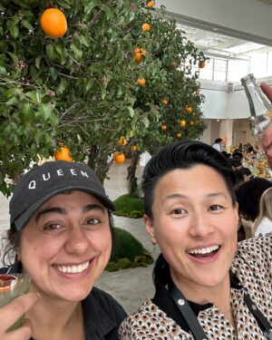 Melissa King Instagram - Happy pride month everyone! I came out nearly 20 years ago and I feel so blessed to have found a beautiful community of friends that have welcomed and loved every part of me. They are the ones I turn to when no one else understands, the ones that have laughed/cried/championed me through life — they go beyond friends, they are my family. I’m so proud of each of them for living their most authentic lives when it’s not always easy (or safe) for us to do so but we refuse to exist any other way. We belong to an incredible community of people that will embrace you with open arms should you allow them to see all of you. I’m wishing you all a beautiful and safe pride. Sending you love! 🩷❤️🧡💛💚🩵💙💜🤎🖤❤️‍🔥

Photo 1: obligatory queer bathroom selfie
Video 2: Lazy Susan with the fam
Photo 3: queer wedding
Photo 4: queer wedding
Photo 5: so proud and gay I’ve become a meme!
Photo 6: 💃🏻
Photo 7: 👑
Photo 8: 😎
Photo 9: 🖤
Photo 10: 🧛
