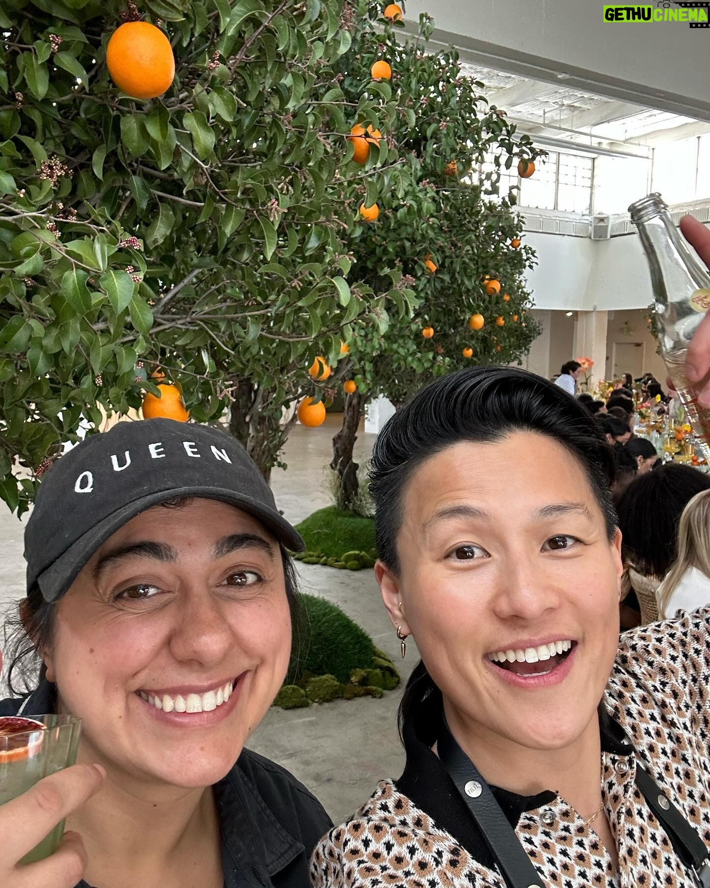Melissa King - 7.8K Likes - Happy pride month everyone! I came out nearly 20 years ago and I feel so blessed to have found a beautiful community of friends that have welcomed and loved every part of me. They are the ones I turn to when no one else understands, the ones that have laughed/cried/championed me through life — they go beyond friends, they are my family. I’m so proud of each of them for living their most authentic lives when it’s not always easy (or safe) for us to do so but we refuse to exist any other way. We belong to an incredible community of people that will embrace you with open arms should you allow them to see all of you. I’m wishing you all a beautiful and safe pride. Sending you love! 🩷❤️🧡💛💚🩵💙💜🤎🖤❤️🔥
Photo 1: obligatory queer bathroom selfie
Video 2: Lazy Susan with the fam
Photo 3: queer wedding
Photo 4: queer wedding
Photo 5: so proud and gay I’ve become a meme!
Photo 6: 💃🏻
Photo 7: 👑
Photo 8: 😎
Photo 9: 🖤
Photo 10: 🧛