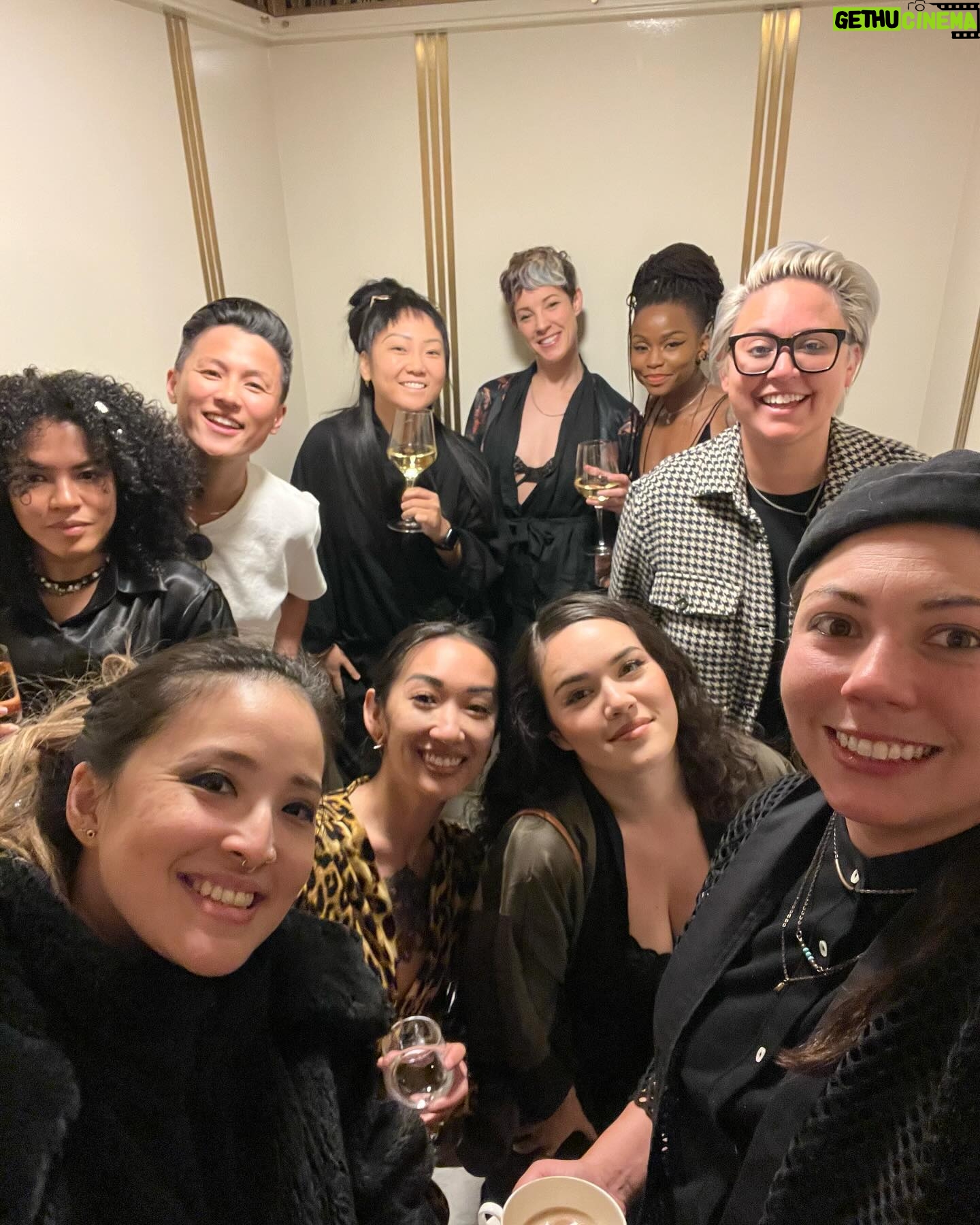 Melissa King - 7.8K Likes - Happy pride month everyone! I came out nearly 20 years ago and I feel so blessed to have found a beautiful community of friends that have welcomed and loved every part of me. They are the ones I turn to when no one else understands, the ones that have laughed/cried/championed me through life — they go beyond friends, they are my family. I’m so proud of each of them for living their most authentic lives when it’s not always easy (or safe) for us to do so but we refuse to exist any other way. We belong to an incredible community of people that will embrace you with open arms should you allow them to see all of you. I’m wishing you all a beautiful and safe pride. Sending you love! 🩷❤️🧡💛💚🩵💙💜🤎🖤❤️🔥
Photo 1: obligatory queer bathroom selfie
Video 2: Lazy Susan with the fam
Photo 3: queer wedding
Photo 4: queer wedding
Photo 5: so proud and gay I’ve become a meme!
Photo 6: 💃🏻
Photo 7: 👑
Photo 8: 😎
Photo 9: 🖤
Photo 10: 🧛