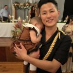 Melissa King Instagram - 1. My wedding date got drunk 🍼, she’s lucky she’s cute 👶🏻 2. My dancing with the stars audition. 3. I ❤️queer weddings. 4. Party tricks 🍾🗡️ 5-6. Fam 🖤