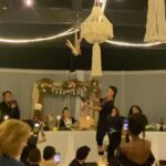 Melissa King Instagram - 1. My wedding date got drunk 🍼, she’s lucky she’s cute 👶🏻 2. My dancing with the stars audition. 3. I ❤️queer weddings. 4. Party tricks 🍾🗡️ 5-6. Fam 🖤