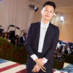 Melissa King Instagram - The time I was at the 2022 Met Gala. 🧐🔍🤣 I promise I smiled. designer / @thombrowne stylist / @adamballheim hair / @danawillcutyou custom Chinese empress nail guards / @chrishabana stacking diamond rings / @denakemp finger cuff / @lilianshalom earrings / @emigrannis pendant & earrings / @jenmeyerjewelry