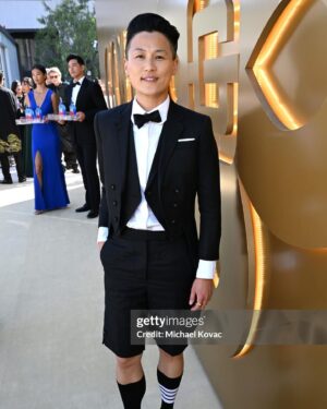 Melissa King Instagram - Gold Gala 2024 💫

Thank you @goldhouseco for bringing us together to celebrate our heritage and community. 

Suit: @thombrowne ♠️
Haircut: @sanfranzcisco ✂️
Jewelry: @emigrannis 💎⚜️