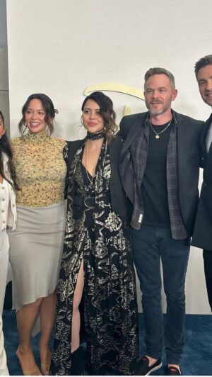 Melissa O'Neil Instagram - Real quick trip to New York for the #disneyupfront 
I’m happy to be included and very proud to be present for our family @therookieabc. 
Snuck in an excellent korean tasting menu with some *excellent* company.
And it was a real treat to get the sneak peeks at some of the new incoming content. 

Here’s a little bts from top to bottom minus the afterparty because we were all bundled up in the corner enjoying the company and revelry. 🤗

P.s.
What’d you think of Part One of our Season Finale last night? #therookie