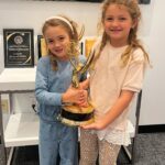 Melissa Ordway Instagram - The cutest ‘Society’ customers in Genoa City 💗 What would your order be? Thankful to be a part of the @youngandrestlesscbs family who are so sweet to my girls ❤️❤️❤️ #bts #set #setvisit