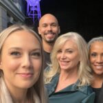 Melissa Ordway Instagram - Come along with me for an epic day with my @youngandrestlesscbs family! Filming, shopping for the @naacp toy drive and then a screening of @eileendavidsonofficial new Christmas movie @wbpictures (which was such a wonderful movie and she did a fantastic job) ✨ and a little pit stop on the lot at the @#friends fountain!!! ❤️#bts #premier #movie #filming