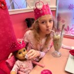 Melissa Ordway Instagram - A tea party fit for a queen… Queen Olivia 👑 Such a fun afternoon with @americangirlbrand celebrating Olivia’s “Coronation”.