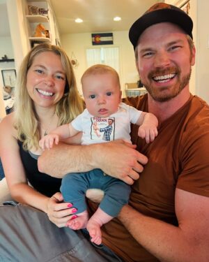 Melissa Peterman Instagram - Today Denali met his Aunt Melissa. I will love him the loudest and forever. He is so beautiful, so loved and won the parent lottery with Derek and Lisa. I remember the first day I met Derek at the table read for Baby Daddy, so sweet, talented and funny. 100 episodes of fun, 12 years of friendship, watching him find the love of his life in Lisa, who is a phenomenal human, getting to officiate their wedding and today meeting their son filled my heart with joy..... I might have cried a tiny bit. Forever Family. I love you @derektheler and @lsummerscales #yesimadethatonesie ❤️