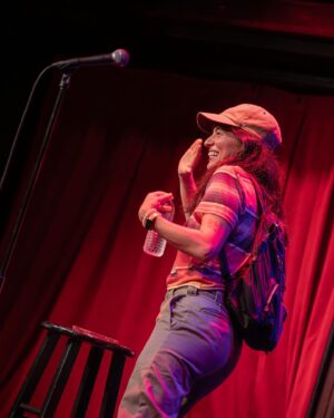 Melissa Villaseñor Instagram - See u tonight through Sunday Miami!!! Bringing art with me my backpack and my smile! ☀️ 🎒 🖼️ @miaimprov 
Pic by @tmiddendorfphoto