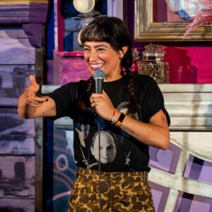 Melissa Villaseñor Instagram - San Diego you rocked!! Portland you’re next!! September 28-30! 
@micdropcomedysandiego thank u for having me
Photos by @shaunbakersaidit