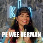 Melissa Villaseñor Instagram – RIP Pee Wee Herman 🤣🎤: @melissavcomedy #standupcomedy at #jaminthevan 🎶🚐 #comedian #comedyclub #jenniferlopez #peweeherman