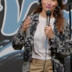Melissa Villaseñor Instagram – Love a good #nap 🤣🎤: @melissavcomedy #standupcomedy at #jaminthevan 🎶🚐 #comedian #comedyclub #standup
