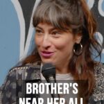 Melissa Villaseñor Instagram – Why #billieeilish whisper sings 🤣🎤: @melissavcomedy #standupcomedy at #jaminthevan 🎶🚐 #comedian #comedyclub #billieandfinneas