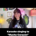 Melissa Villaseñor Instagram - Karaoke singing to @luismiguel “Mucho Corazón”