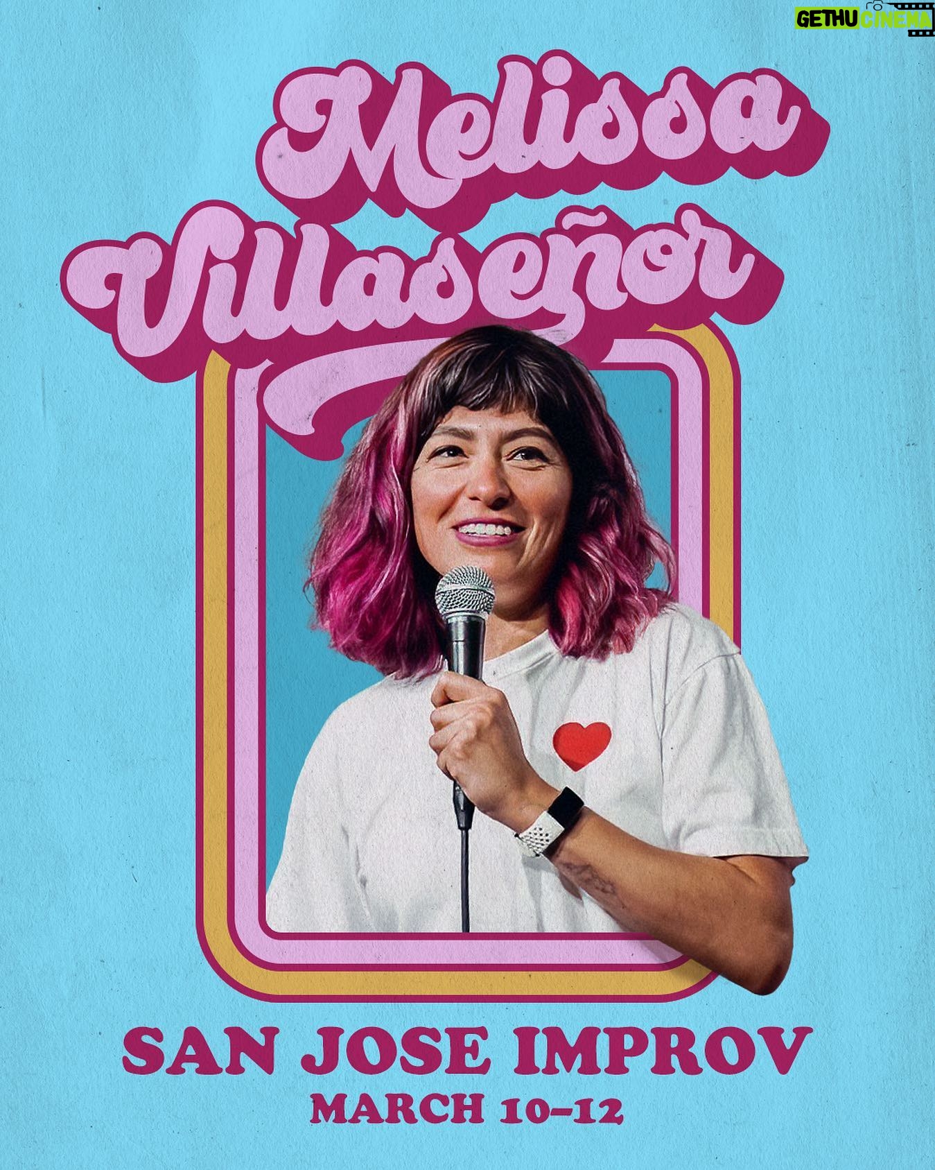 Melissa Villaseñor Instagram - Next week! @sanjoseimprov @nicoleaimee and @marcellacomedy is popping in on Fridays shows! Poster by @mclaughlin5121