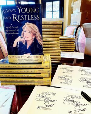Melody Thomas Scott Instagram - As I autograph literally 1000’s of “bookplates” for my new book, “Always Young and Restless,” I thought I would also answer so many queries that I have been getting for where to order! For autographed copies, go to premierecollectibles.com/melody. For all other orders, go to the Amazon link in my Instagram bio or visit your local bookstore. I understand that it is backordered in some areas. Please be patient! And, yes, it is available in Canada and Australia! Finally, the audio version is scheduled to be released, narrated by me, Oct. 20th!
@premierecollectibles @diversionbooks @amazon @triadaus @smithhousestrat @youngandrestlesscbs @mattykane1 @sharpie #instagraMELable #alwaysyoungandrestless