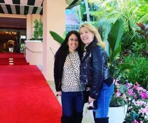 Melody Thomas Scott Instagram - One year with this #quaranteam!💗🥂#instagraMELable @bevhillshotel