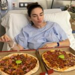 Melody Ruiz Instagram - Postparto; Deseos de comer Pizza… 😂❤️🍕 #Feliznoche