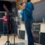 Melody Ruiz Instagram – Un poquito de arte y compás en un ensayo. Os quiero familia! ❤️