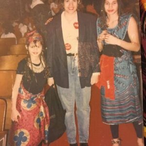 Melonie Díaz Instagram - West African dancing show 1993. @vintage_vixen_cita and I were so lucky to have a mom who supported us in whatever we wanted to do. ❤️