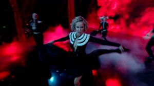 Melora Hardin Instagram - Tonight’s performance of ‘If’ by Janet Jackson 🖤✨ Hope you guys loved it! I had a blast💥 @dancingabc