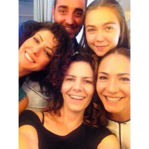 Meltem Gülenç Instagram - #gunesinkizlari#set#sureyya#meltem#selen#dincer#miray#