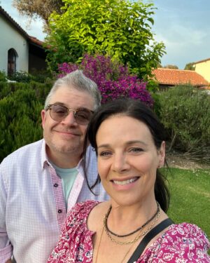 Meredith Salenger Instagram - Happiest birthday, sweet @pattonoswalt 💖
Adventuring through life with you is the greatest gift on earth. I love you with all my heart forever, and always, and to many many many more adventures to come. You truly are the most wonderful man I’ve ever known. Thoughtful and kind and generous and loving and fun and supportive and clever and witty and inspiring and so talented. You endlessly keep me in awe. 

(and a bonus happy birthday to your birthday twin, our dearest @phil.rosenthal🩵)