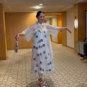 Merenla Imsong Instagram - Dressed in this gorgeous number from @lovebirds.studio while being surrounded by the best people for #PrimeVideoPresents. Kisses to my fairygodmothers @longchenhl @longkumer.x @polome_b 
Dress & earrings - @lovebirds.studio 
Styled by - @longchenhl 
MUA - @themakeupwaley 
Hair - @hairstyler_artist
Emotional support human - @tillotamashome