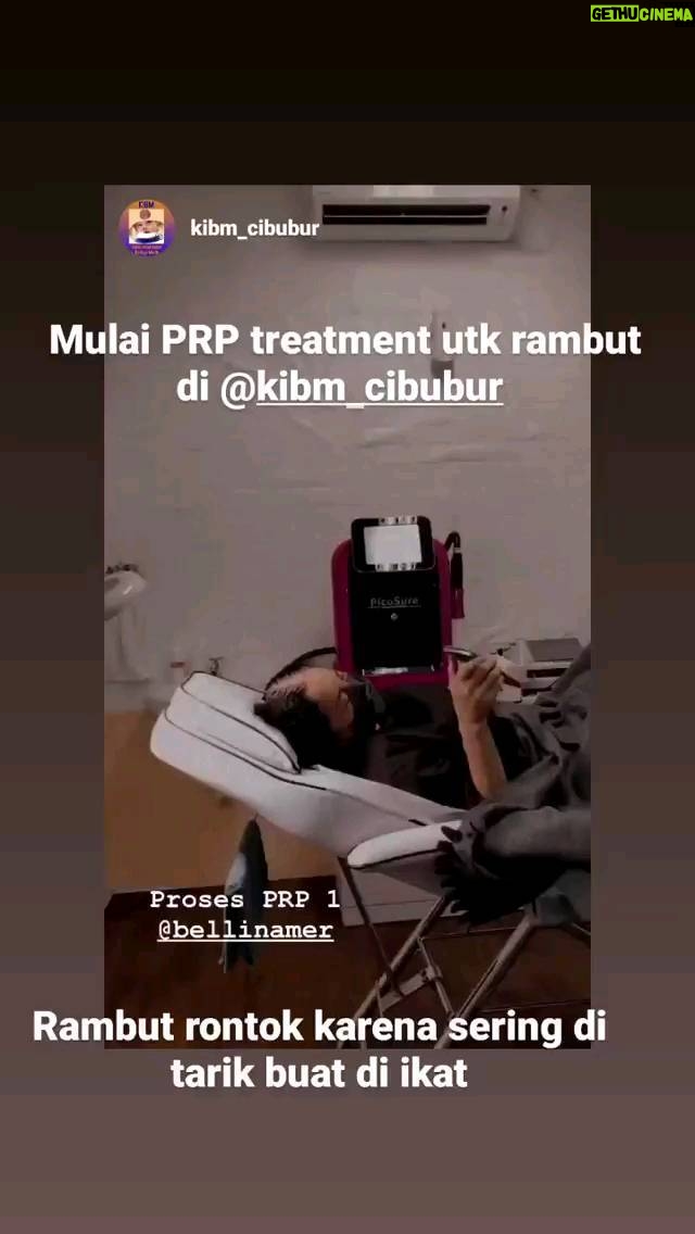 Meriam Bellina Instagram - PRP treatment di @kibm_cibubur ditangani oleh Dr. @bianuneno thanks again yg Dokter❤️👍🤗