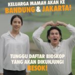 Meriam Bellina Instagram - Keluarga Mamah mau jalan-jalan nih, mau ikut gak? 🏃🏽🏃🏽‍♀️🏃🏼‍♂️ Hei warga Jakarta & Bandung! Siap-siap sambut keluarga mamah BESOK di kota kamu, ya. Dipantengin terus biar ga kelewatan yah, atau gak nanti dimarahin Teteh Iqis. Film Gampang Cuan Tayang BESOK! #GampangCuanFilm