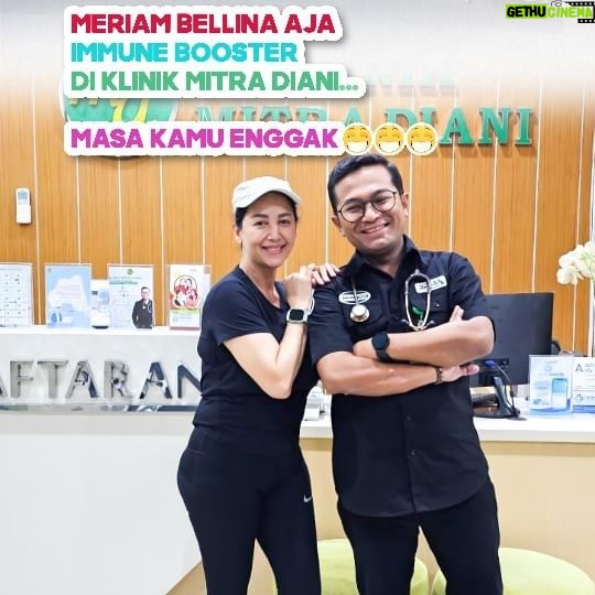 Meriam Bellina Instagram - Hai Sahabat MD, Kali ini di Klinik @mitra_diani kita kedatangan tamu istimewa, yaitu seorang seniman LEGENDA Indonesia yang telah menciptakan banyak karya. Ia merupakan aktris termuda kedua sepanjang sejarah perfilman Indonesia yang memenangkan Piala Citra kategori Pemeran Utama Wanita Terbaik saat berusia 19 tahun pada tahun 1984 dalam film "Cinta di Balik Noda". Selain itu, ia juga telah bermain dalam ratusan film layar lebar, ratusan sinetron, menjadi penyanyi, dan bintang iklan. Kak @bellinamer mengunjungi Klinik @mitra_diani untuk meningkatkan daya tahan tubuhnya dengan immune booster agar stamina terjaga. Terima kasih kak @bellinamer telah mempercayai kami sebagai mitra kesehatan dan semoga selalu sehat serta terus menciptakan karya yang indah untuk kita semua. Sahabat MD, jangan lupa untuk menjaga daya tahan tubuh dengan immune booster juga ya. Untuk informasi dan edukasi kesehatan lainnya, jangan lupa untuk mengikuti akun @mitra_diani. Apa lagi yang ingin kalian ketahui? Yuk, beri tahu kami dan kami akan membuat video dengan dokter yang sesuai. Salam Sehat~ #klinikpkp #klinikdekatpkp #klinikterdekatpkp #meriambellina #poliumum #immunebooster #dayatahantubuh #jagastamina #klinikartis #klinikviral #klinikmitradiani #mitradiani