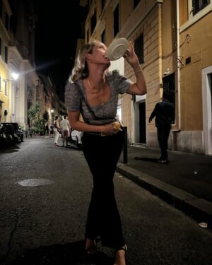 Merritt Patterson Instagram - One night in Roma 🍝